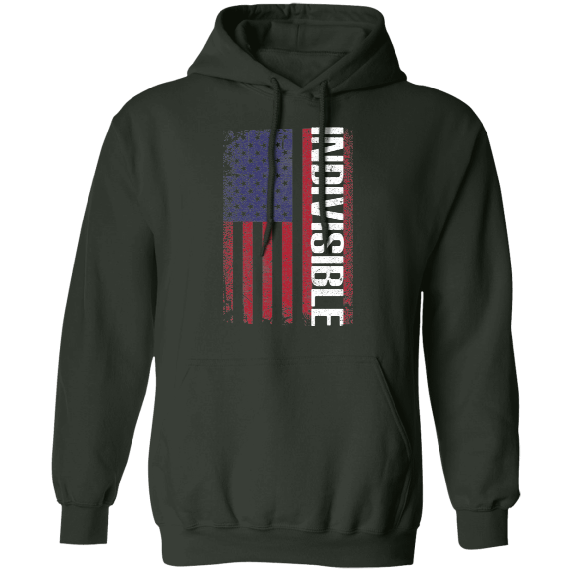 Indivisible American Flag USA  Pullover Hoodie