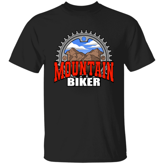 Mountain Biker Scenery T-Shirt
