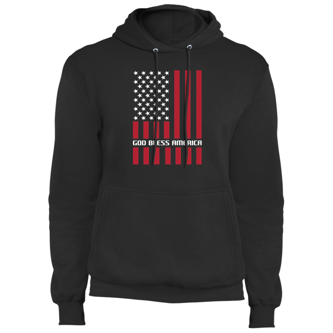 God Bless American American Flag USA Premium Pullover Hoodie