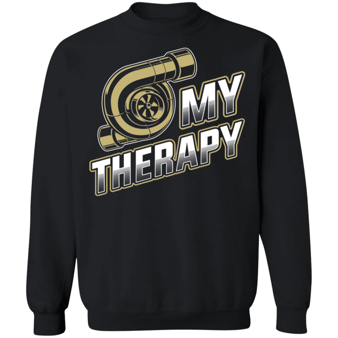 Turbo is My Therapy Racing Boosted Crewneck Sweatshirt