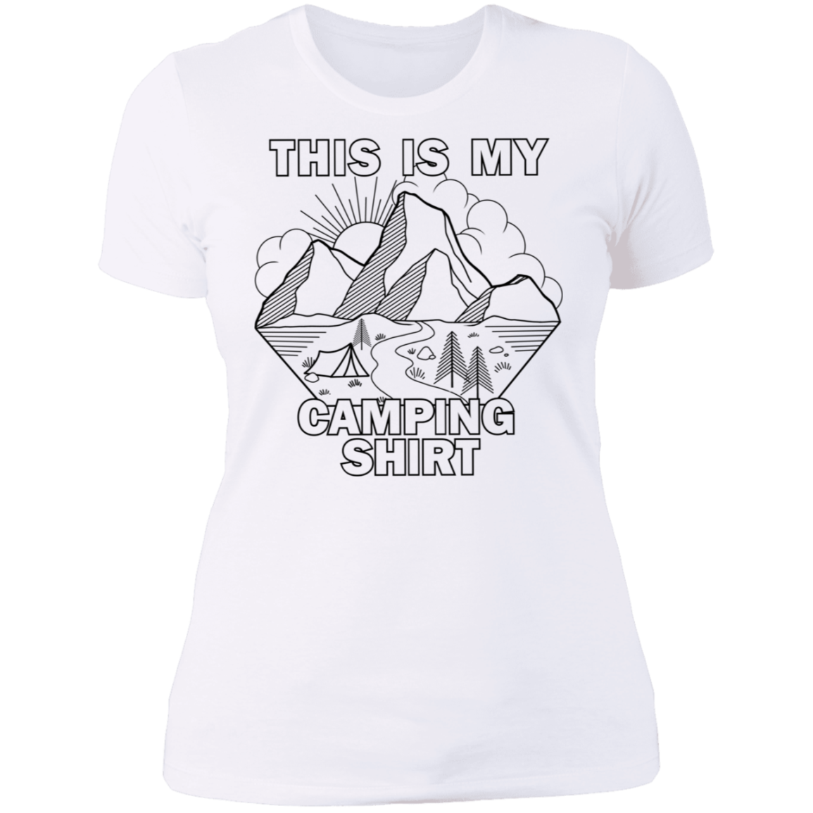 Women's This Is My Camping Shirt T-Shirt