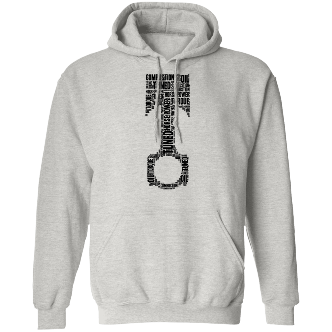 Word Piston Mechanic Automotive Pullover Hoodie
