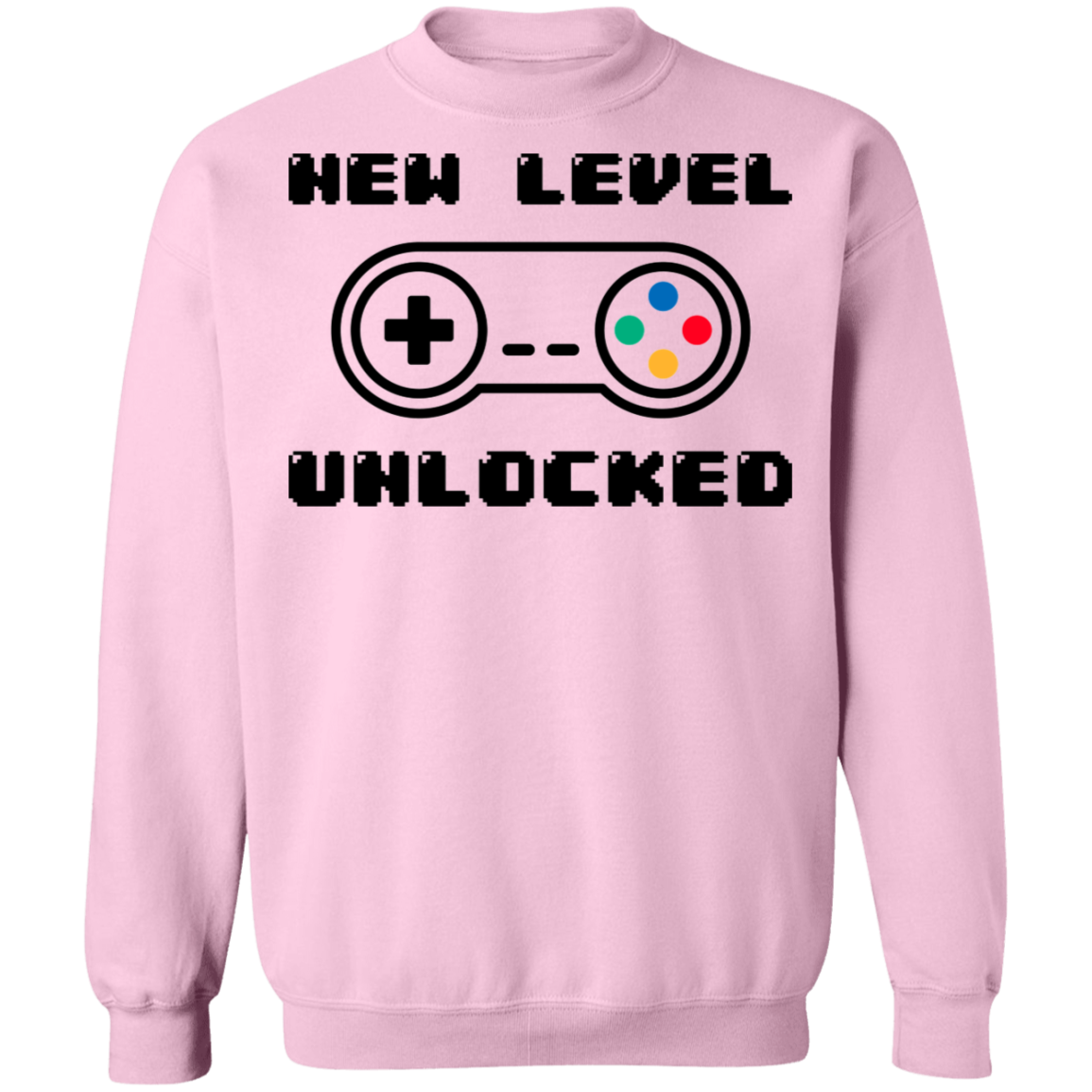 New Level Unlocked Gaming Crewneck Sweatshirt
