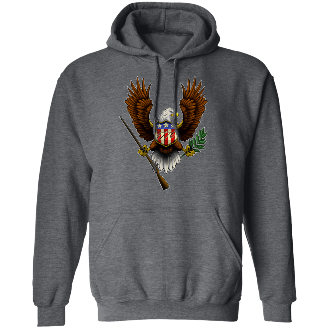 1776 American Bald Eagle Pullover Hoodie