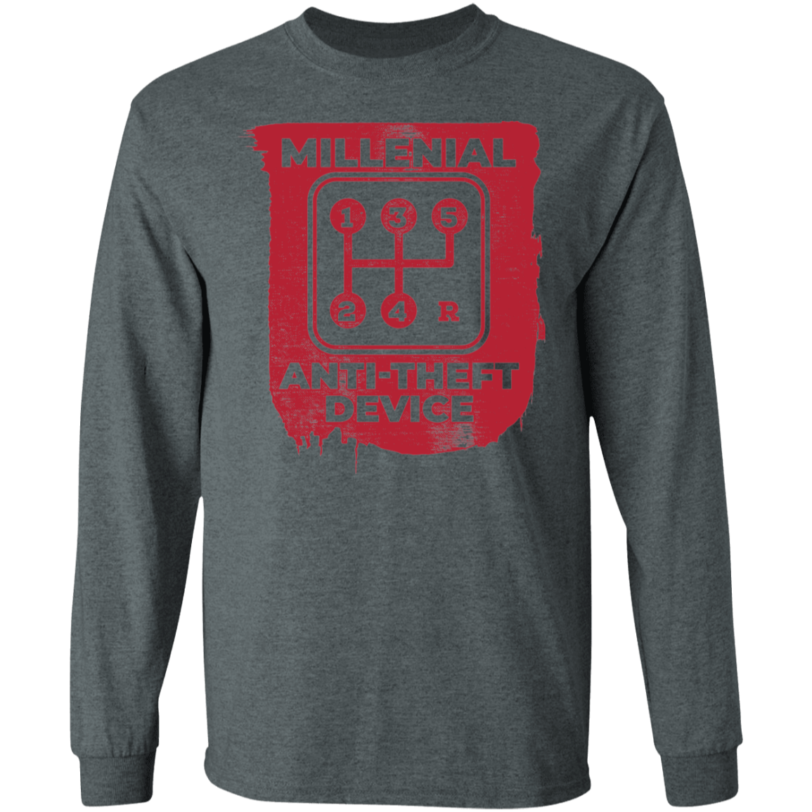 Millennial Anti-Theft Device Long Sleeve T-Shirt