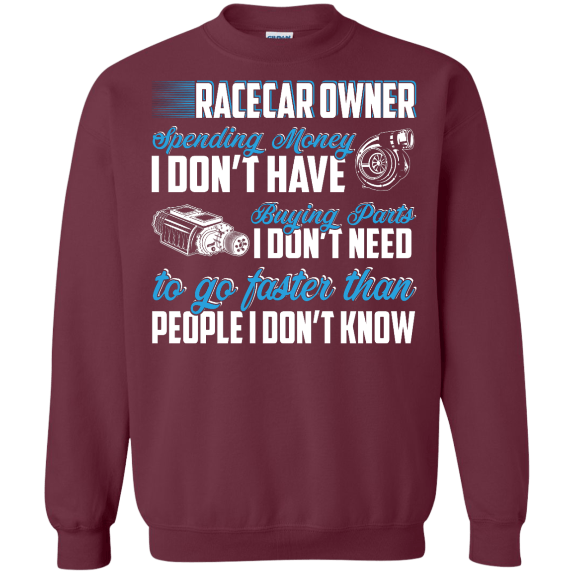 Racecar Owner Pullover Sweatshirt