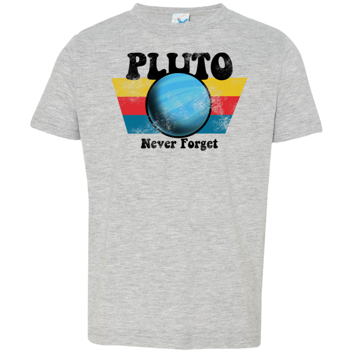 Toddler Space Planet Pluto Vintage 80s Jersey T-Shirt
