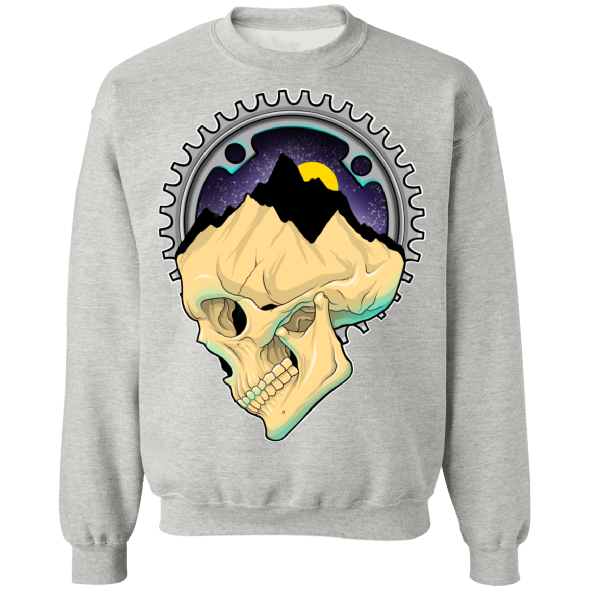 Gear Head Mountain Biking Crewneck Sweatshirt