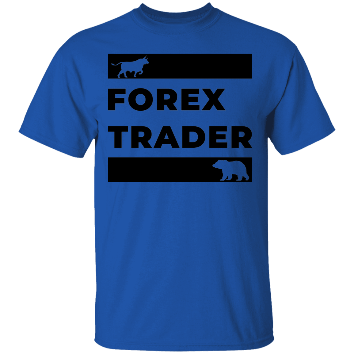 Forex Trader Bull Bear Technical Analysis T-Shirt
