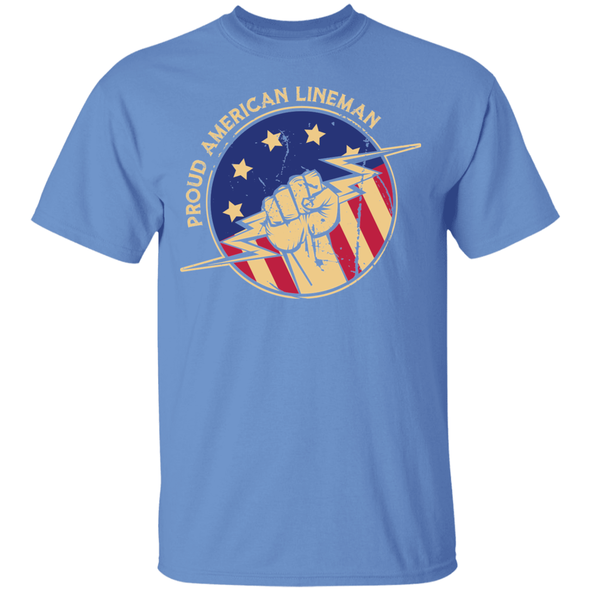 Proud American Lineman T-Shirt