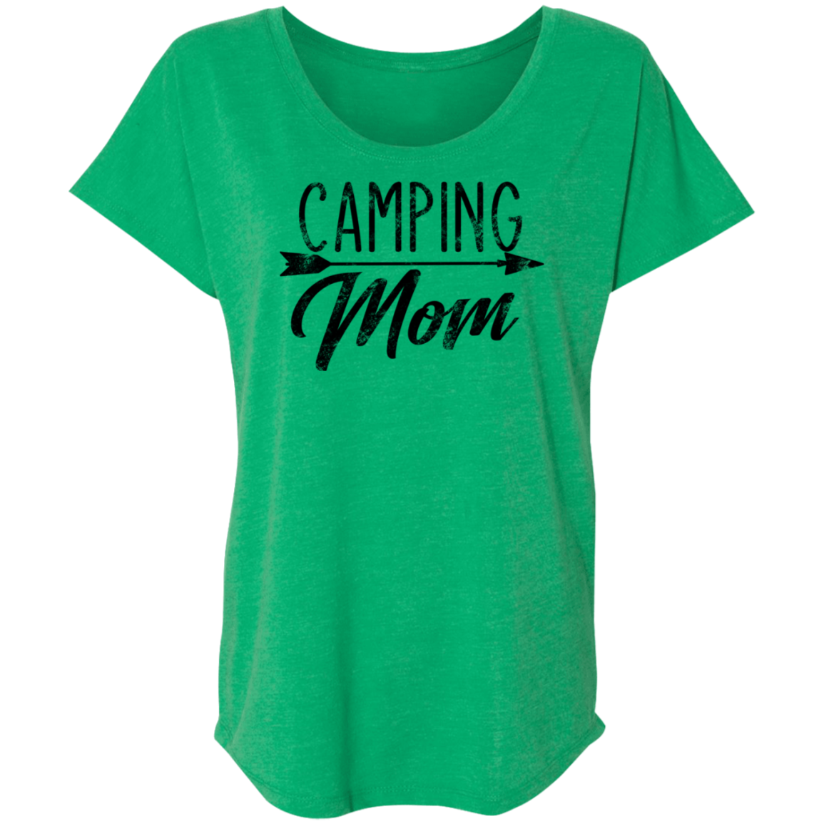 Camping Mom Outdoor Women's Dolman Sleeve