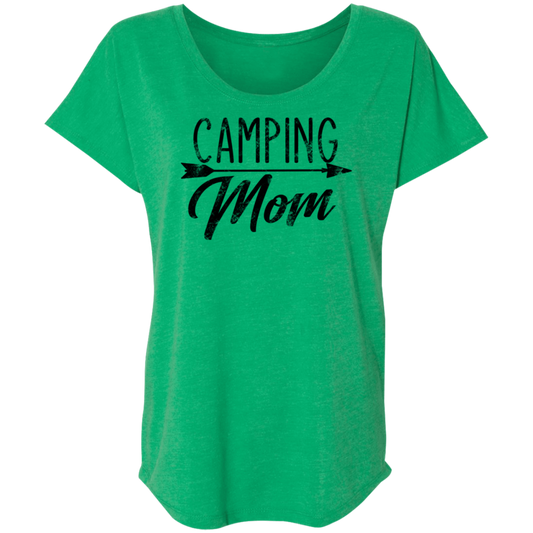 Camping Mom Outdoor Women's Dolman Sleeve
