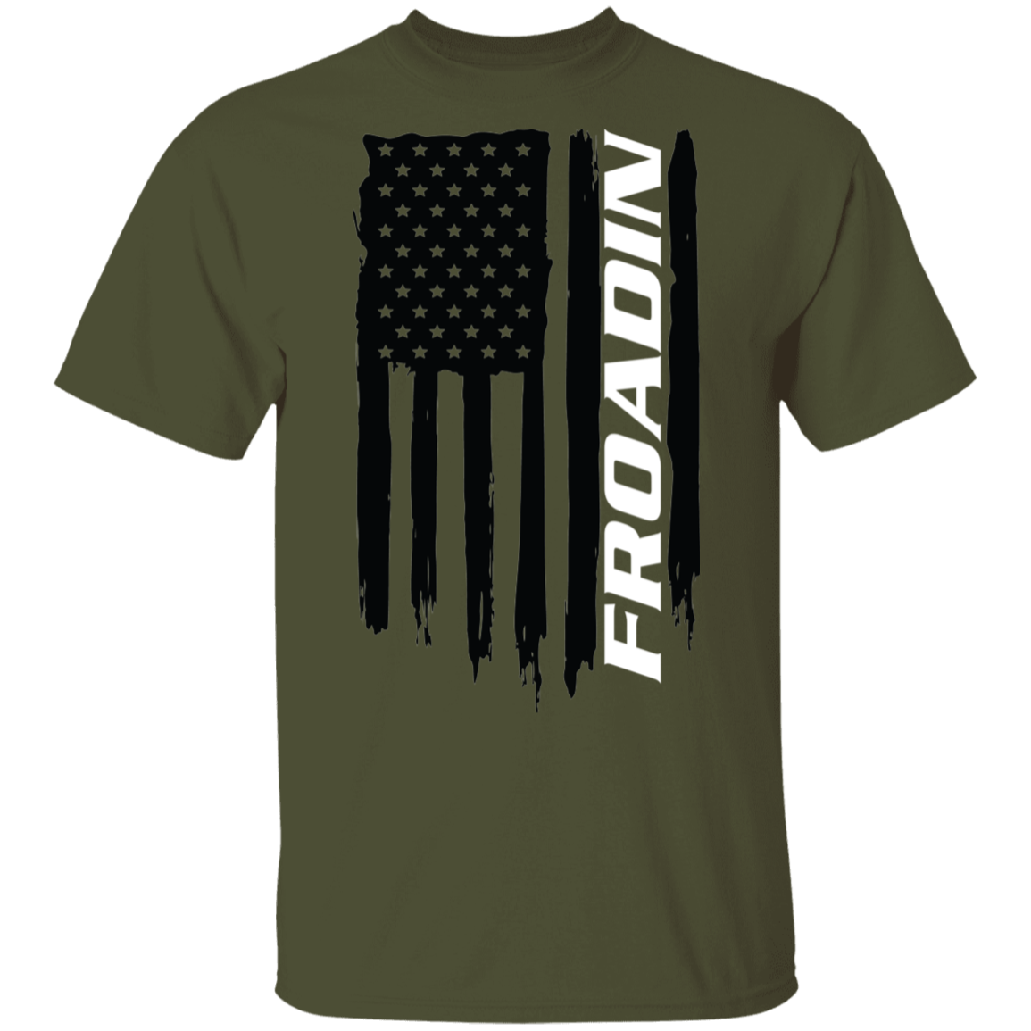 Froadin Off-Road Desert American Flag T-Shirt