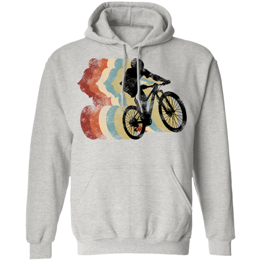 Mountain Bike Rider Biking Pullover Hoodie