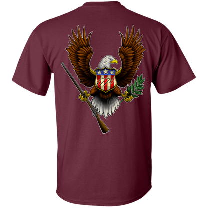 We the People American Bald Eagle 1776 Double Sided T-Shirt