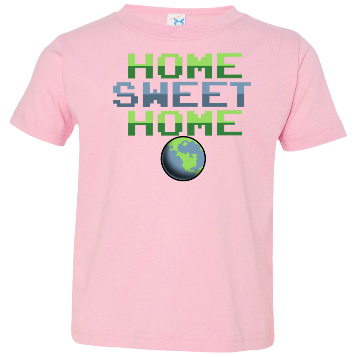 Toddler Space Planet Earth Home Sweet Jersey T-Shirt
