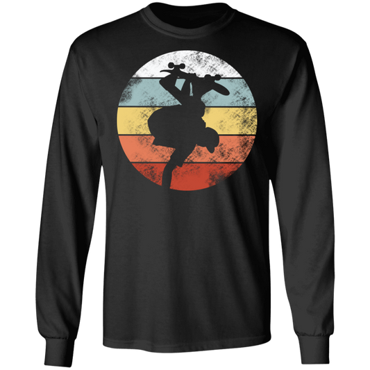 Skateboarding Trick Skating Long Sleeve T-Shirt