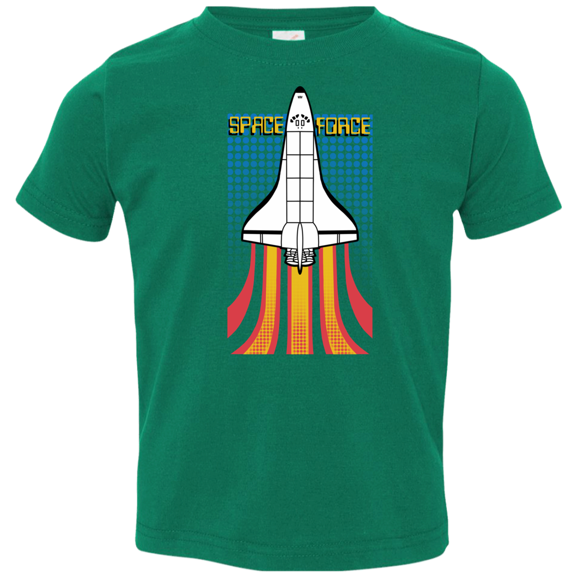 Toddler Space Force Retro 80s Jersey T-Shirt