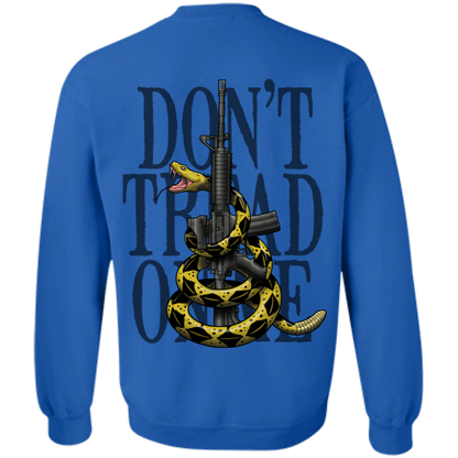 We the People Don't Tread on Me Gadsden Flag Double Sided Crewneck Sweatshirt