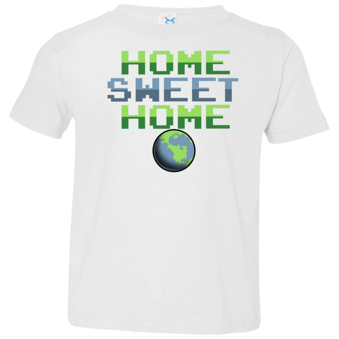 Toddler Space Planet Earth Home Sweet Jersey T-Shirt