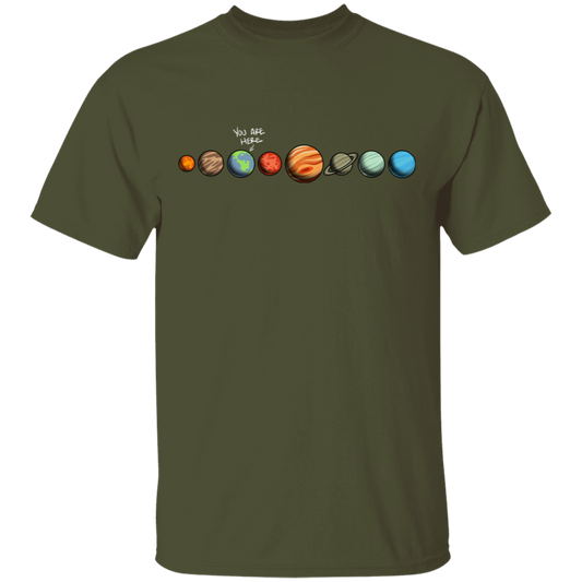 Men's Space Earth You Are Here T-Shirt