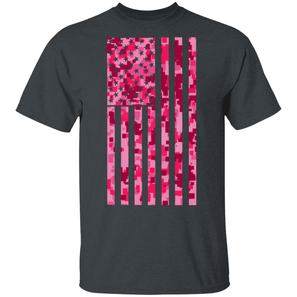 Pink American Flag T-Shirt