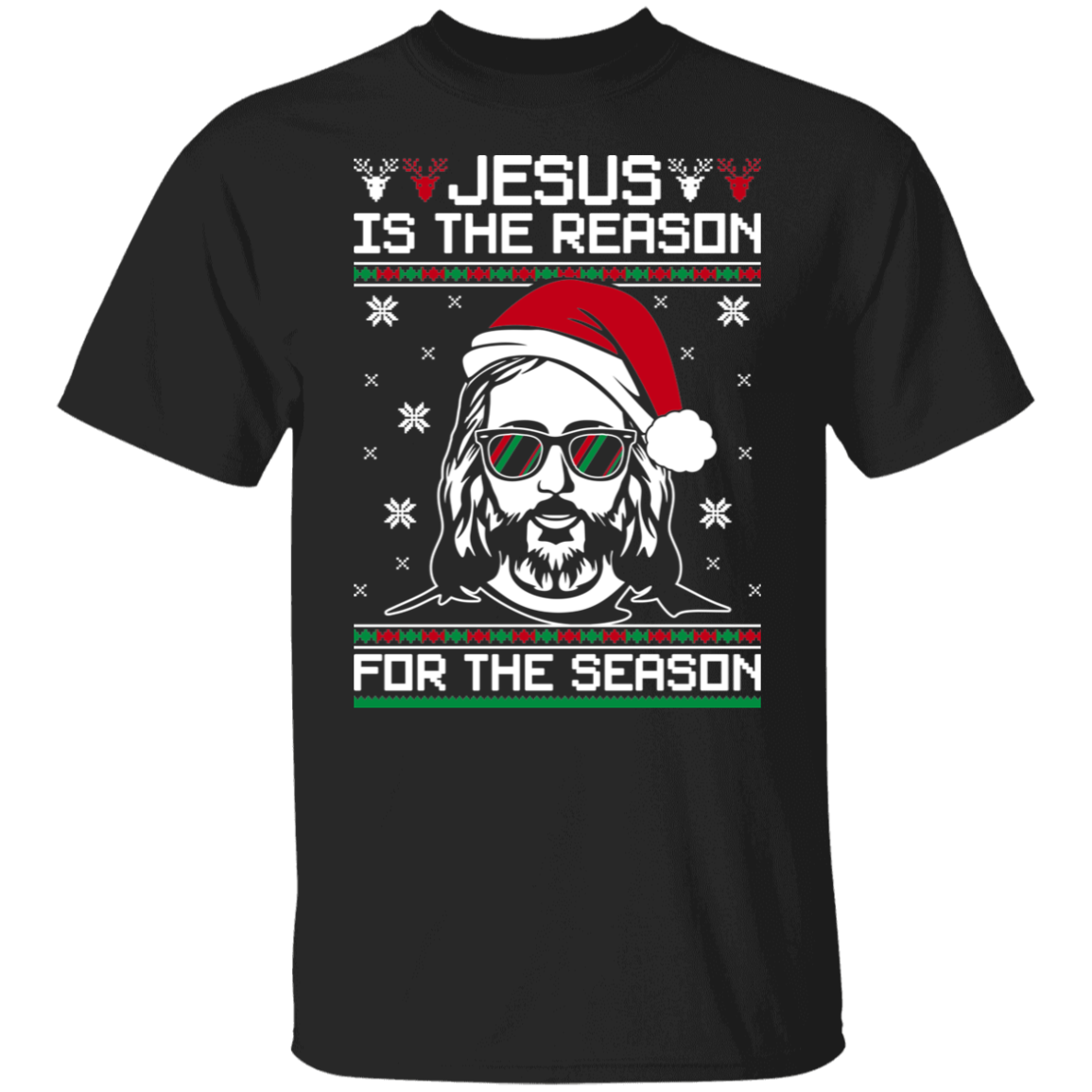 Jesus Is the Reason For The Season Ugly Christmas Party T-Shirt
