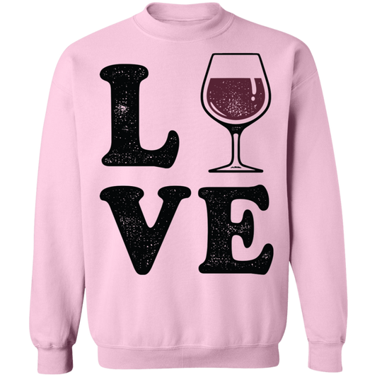 Love Wine Women's Crewneck Sweatshirt