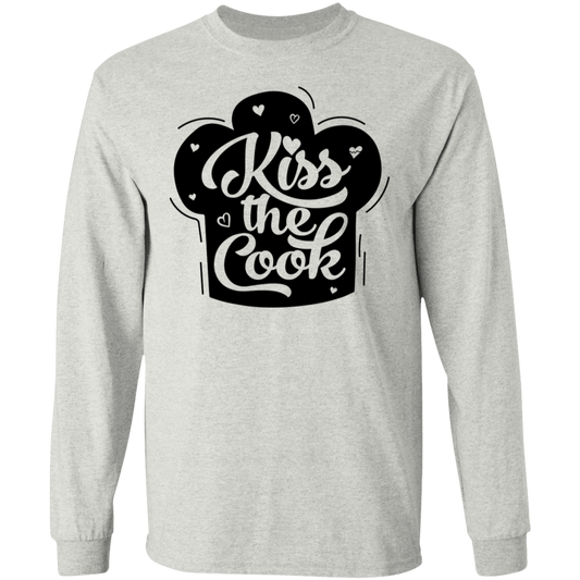 Kiss The Cook Chef Long Sleeve T-Shirt