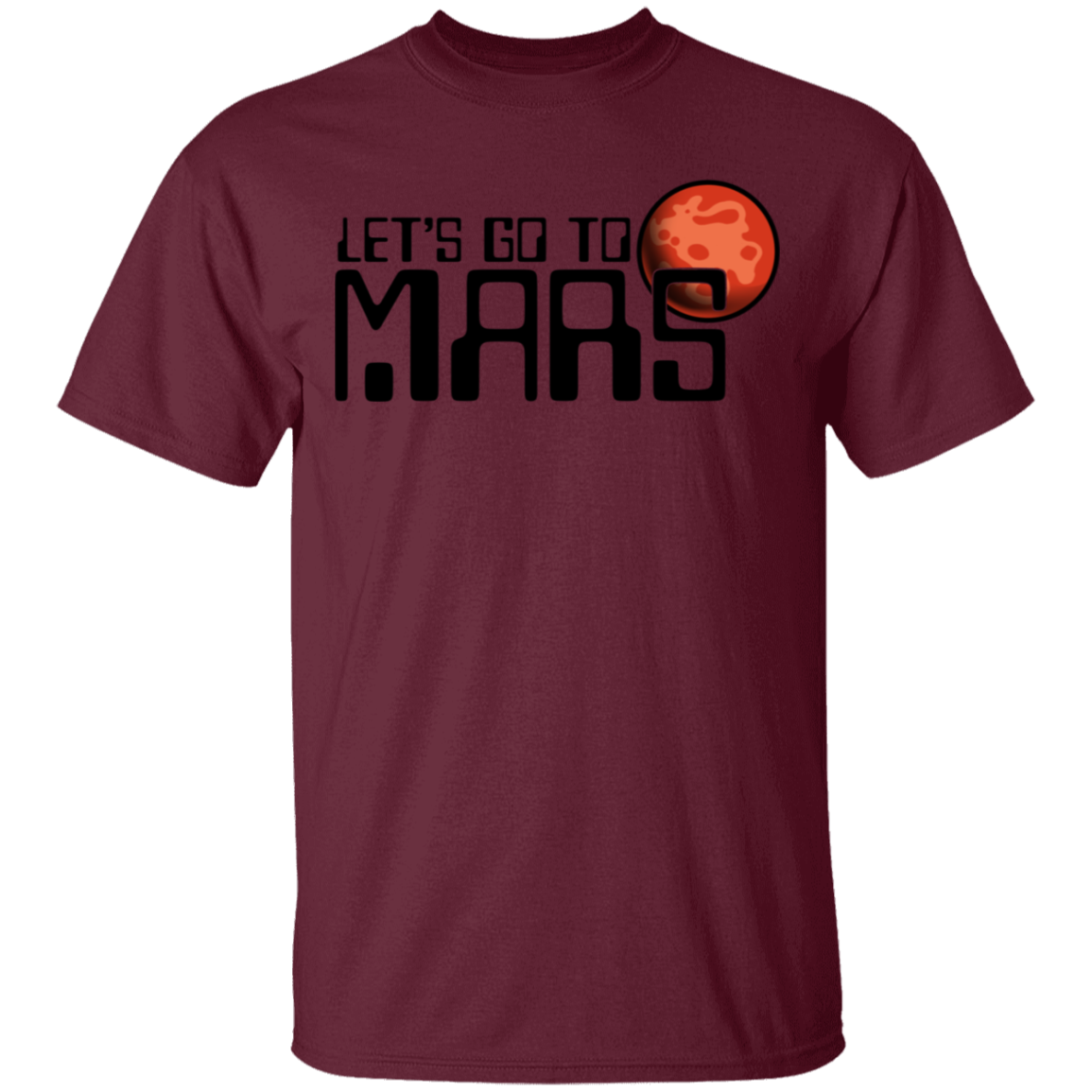 Men's Space Lets Go to Mars T-Shirt
