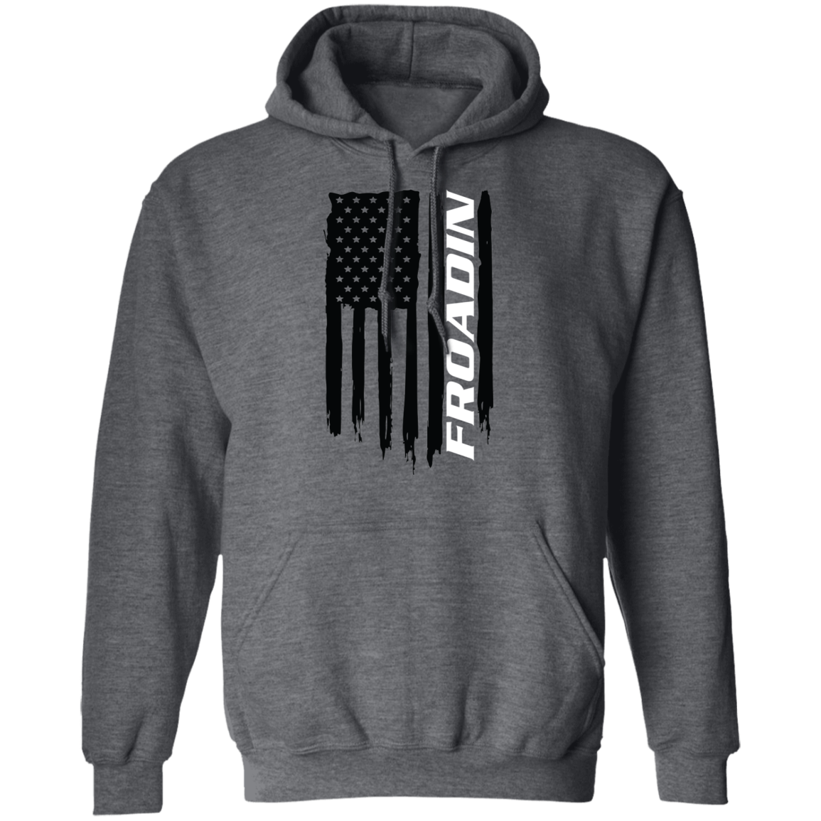 Froadin Off-Road Desert 4x4 American Flag Pullover Hoodie