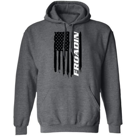 Froadin Off-Road Desert 4x4 American Flag Pullover Hoodie