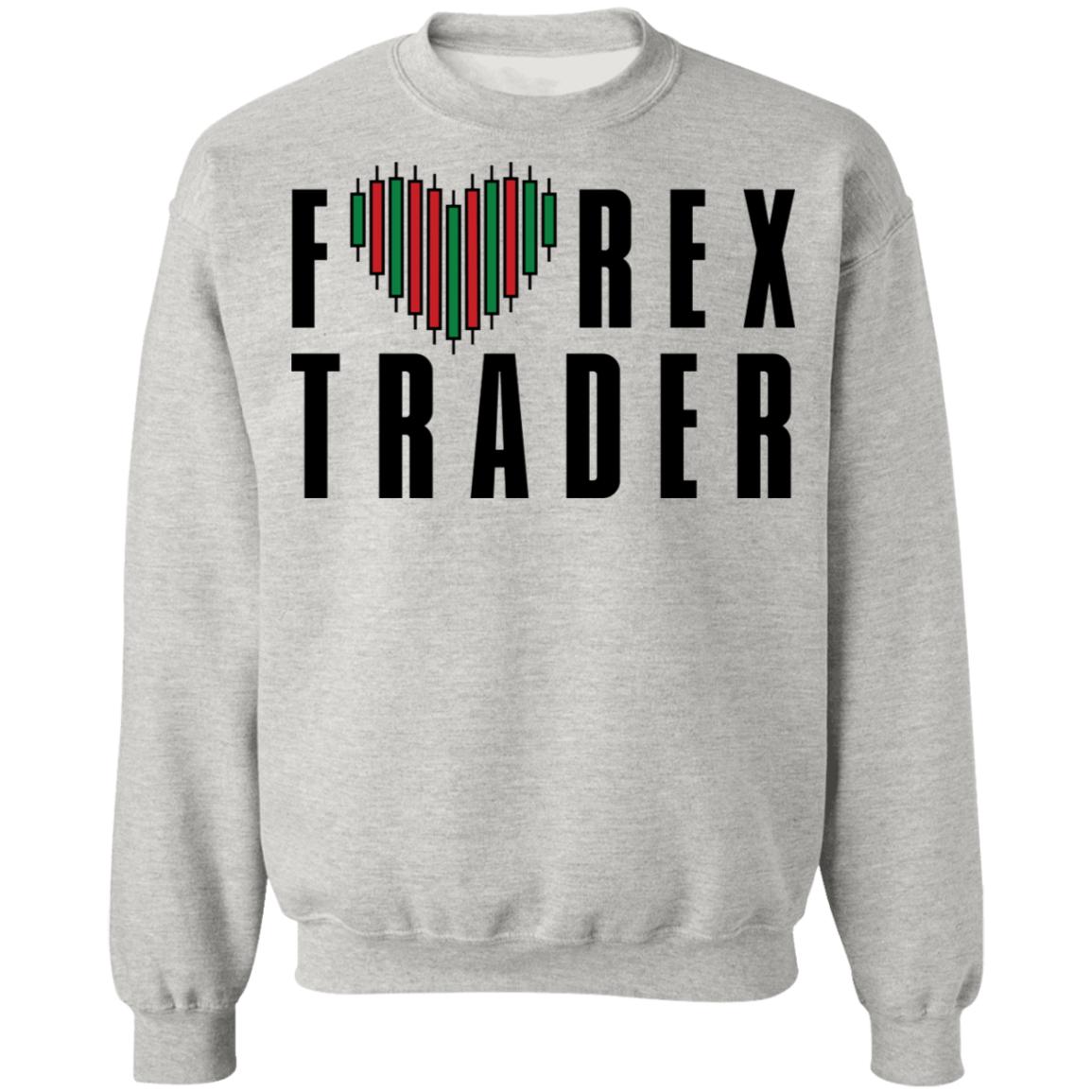 Forex Trader Trading Technical Analysis Crewneck Sweatshirt
