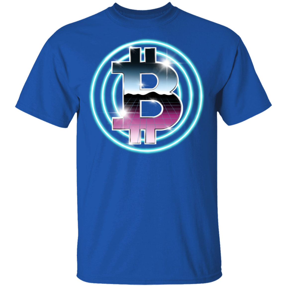 80's Retro Bitcoin Hodl Cryptocurrency BTC T-Shirt