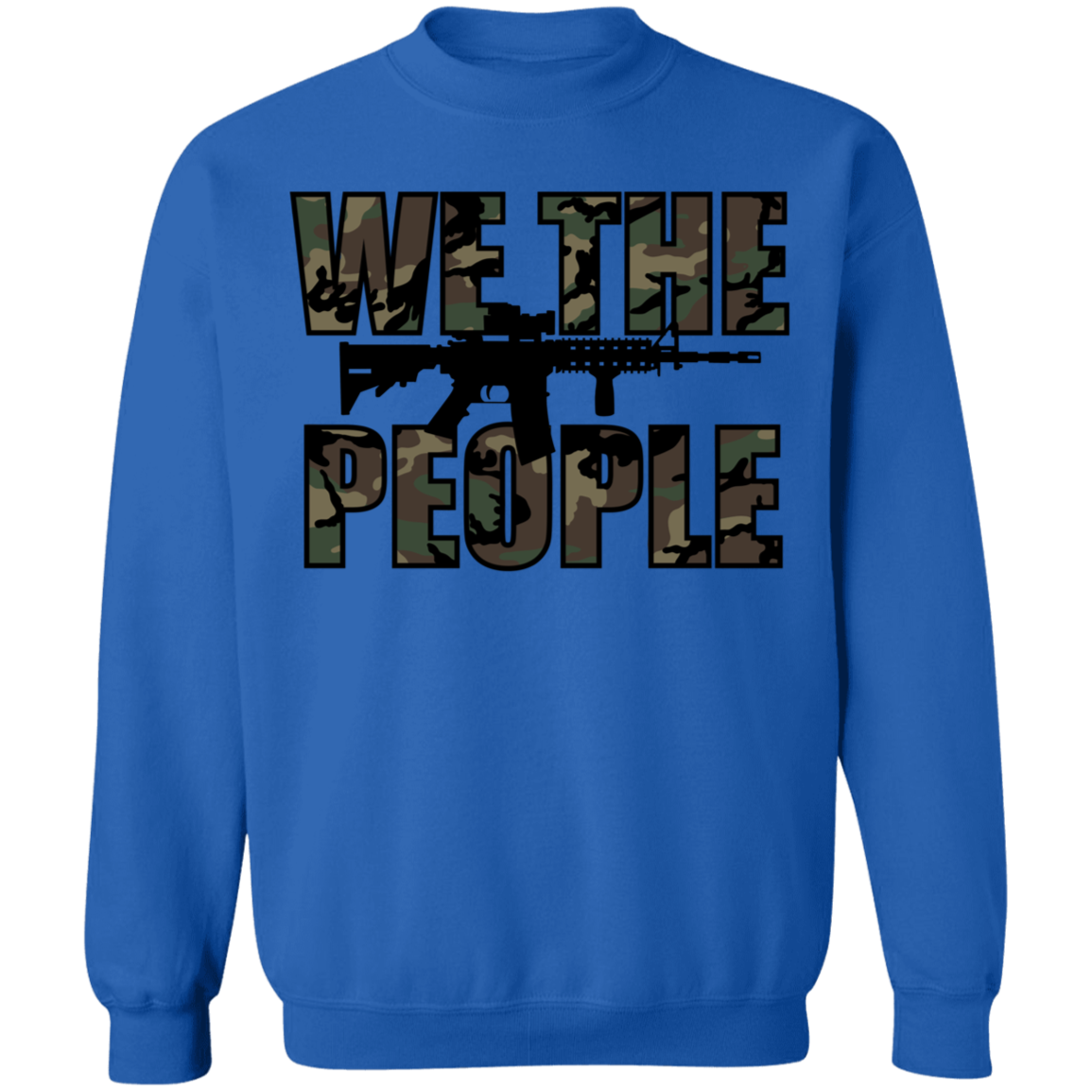 We The People Camouflage Crewneck Sweatshirt