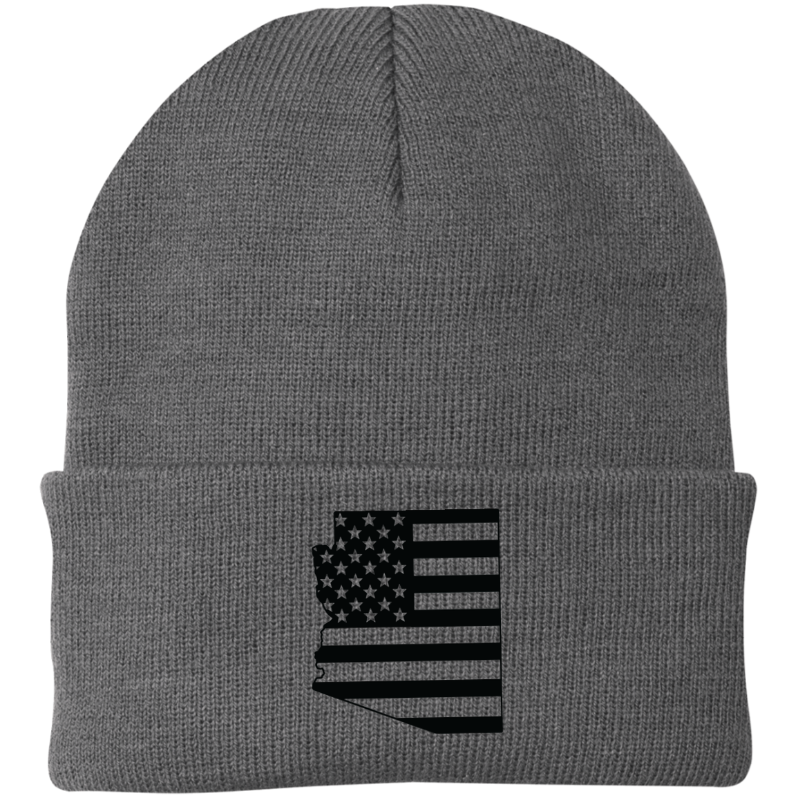 Arizona AZ State American Flag Beanie Cap