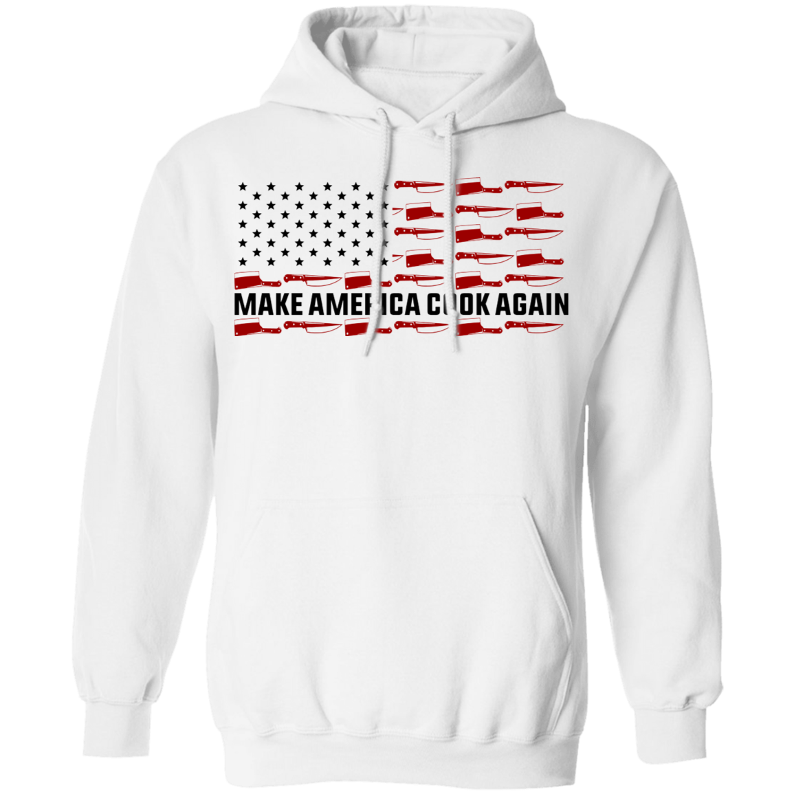 Make America Cook Again American Flag Chef Pullover Hoodie