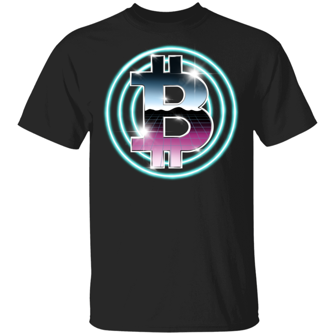 80's Retro Bitcoin Hodl Cryptocurrency BTC T-Shirt