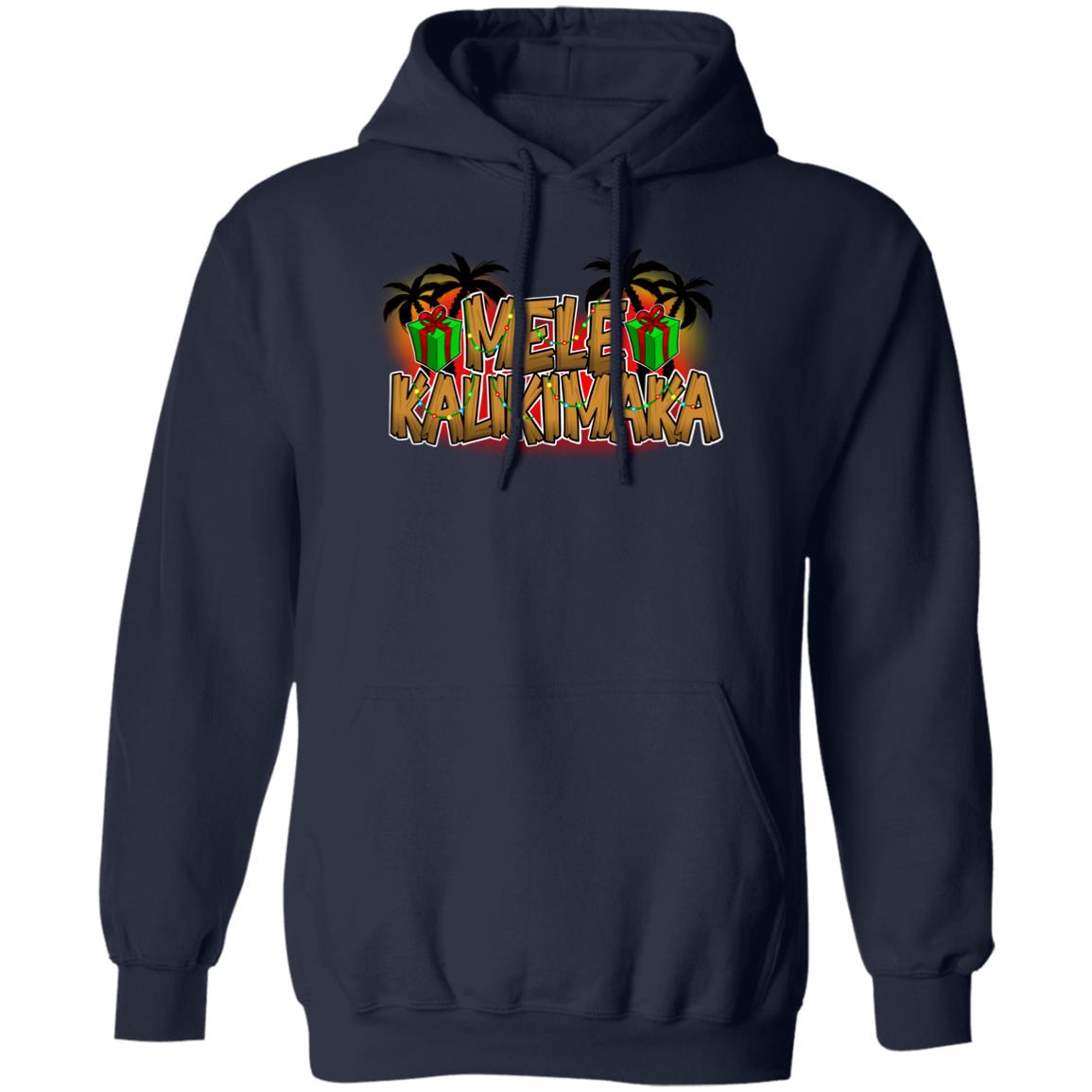 Mele Kalikimaka Christmas Pullover Hoodie