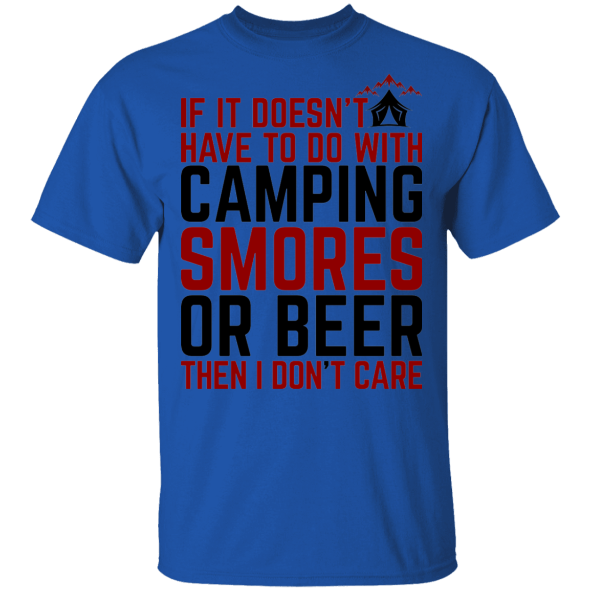Camping Smores or Beer Funny T-Shirt