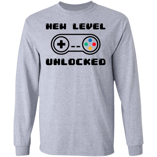 New Level Unlocked Gaming Long Sleeve T-Shirt