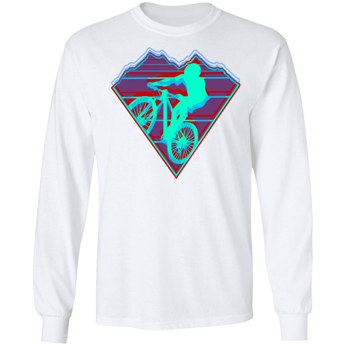 Mountain Bike Biking Long Sleeve T-Shirt