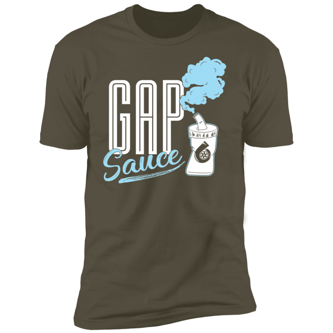 Gap-Sauce Gapplebee's Racing Boosted Turbo Premium Short Sleeve T-Shirt