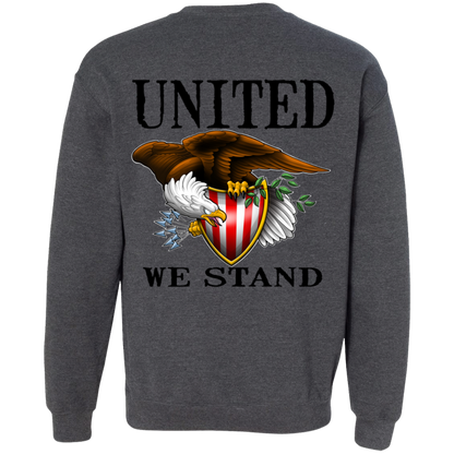 We the People United We Stand Double Sided Crewneck Sweatshirt