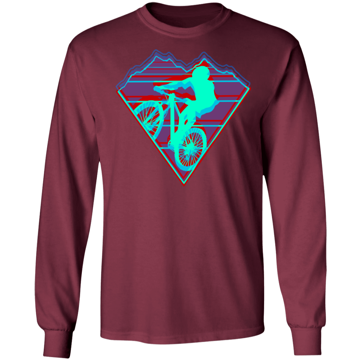 Mountain Bike Biking Long Sleeve T-Shirt