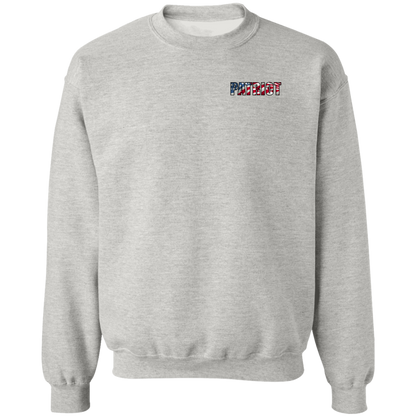 Patriot 1776 American Bald Eagle Double Sided Crewneck Sweatshirt