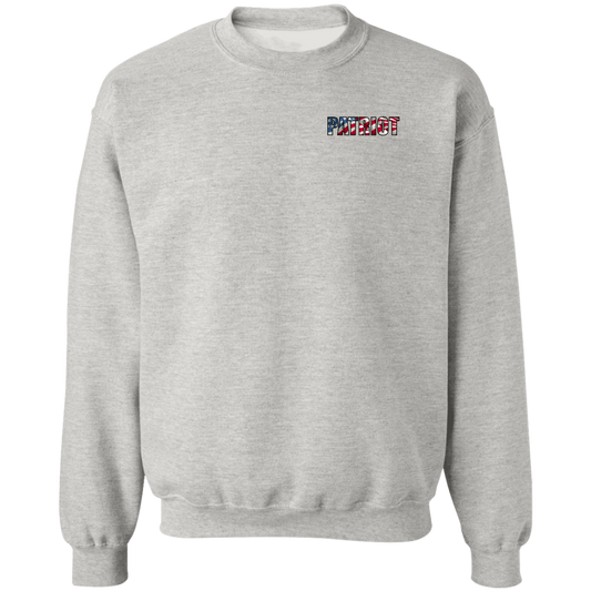 Patriot 1776 American Bald Eagle Double Sided Crewneck Sweatshirt