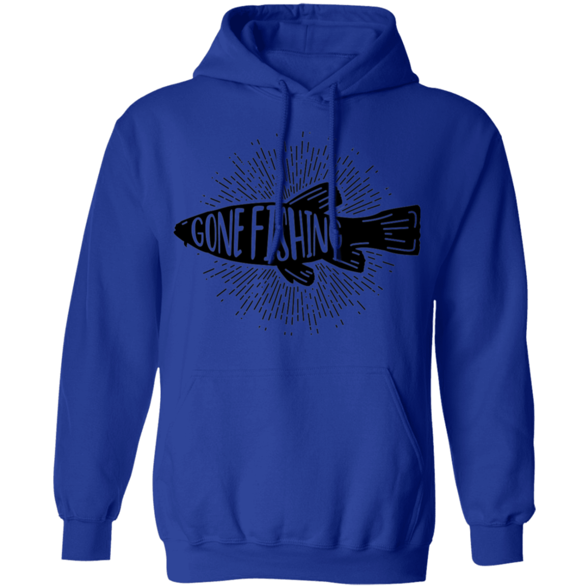 Gone Fishing Pullover Hoodie