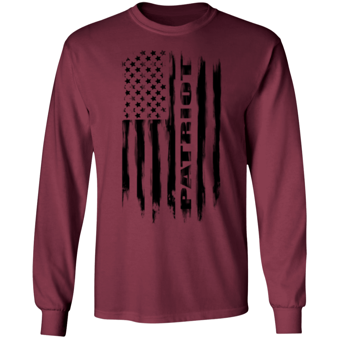 Patriot American Flag Long Sleeve T-Shirt