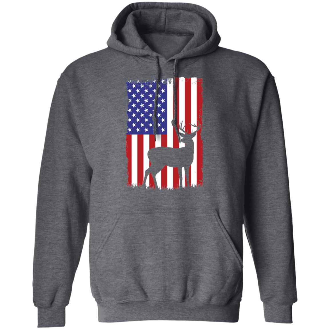 Hunting American Flag Pullover Hoodie